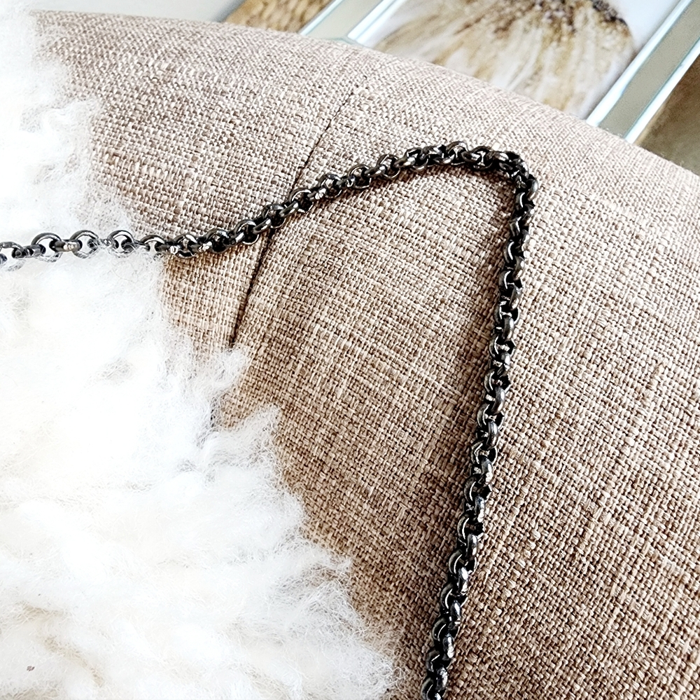 Santi Elegant Faux Crystal Embellished Clutch With Shoulder Chain Attached - Picture 7 of 7